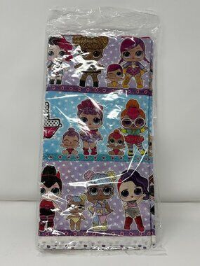 NEW LOL Surprise Paper Tablecover, 54 x 96 IN 36 SQ FT, Birthday Party